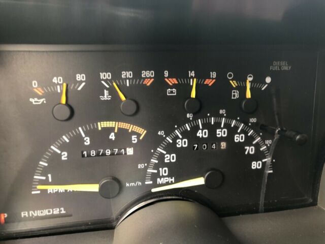 1993 Burgundy Chevrolet Silverado 3500 Extended Cab Pickup