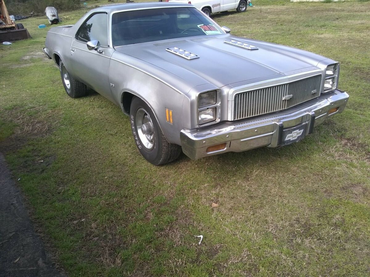 1977 Silver Chevrolet El Camino Standard Cab Pickup