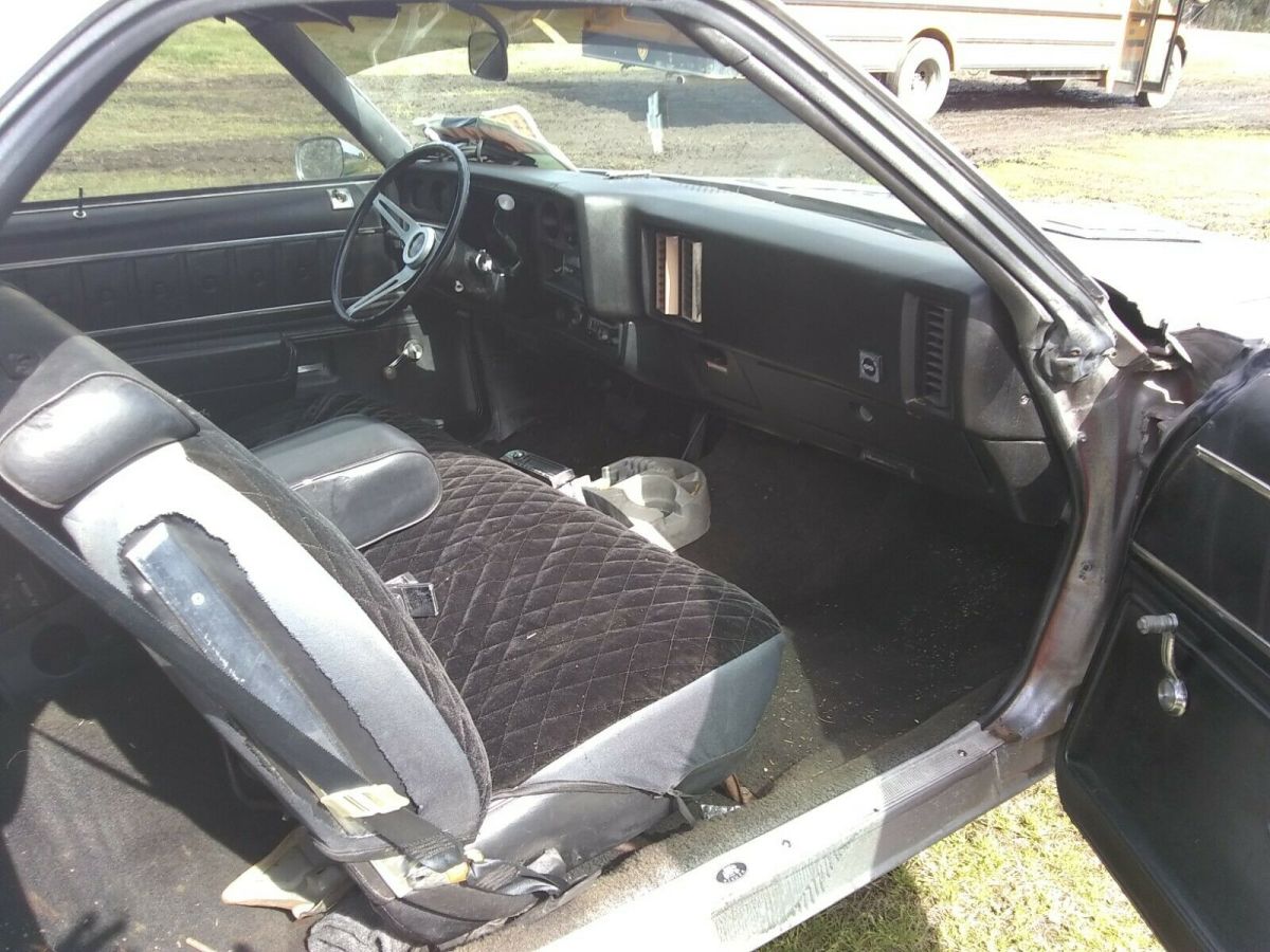 1977 Silver Chevrolet El Camino Standard Cab Pickup