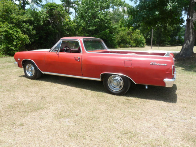 1965 Red Chevrolet El Camino