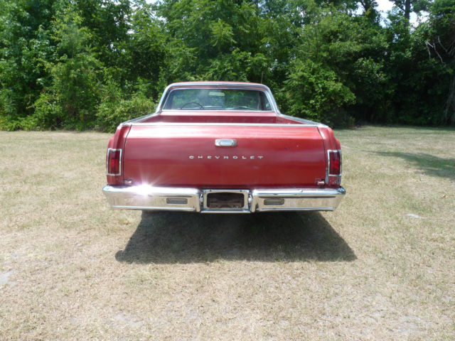 1965 Red Chevrolet El Camino