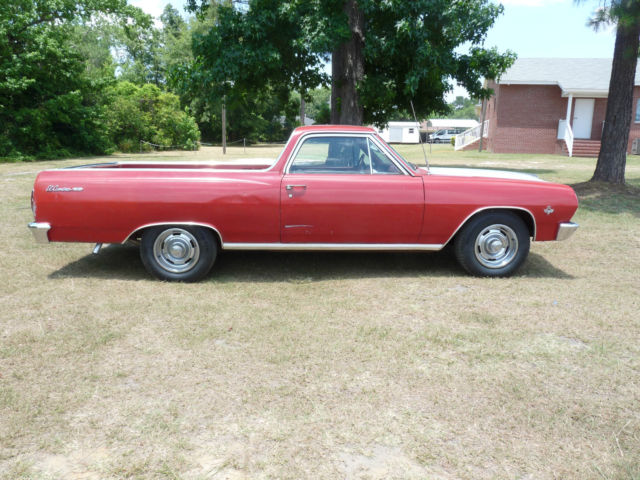 1965 Red Chevrolet El Camino