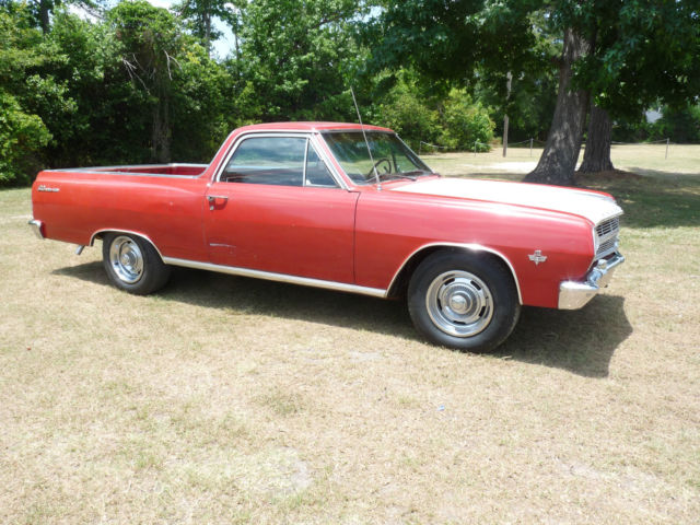 1965 Red Chevrolet El Camino