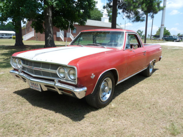 1965 Red Chevrolet El Camino