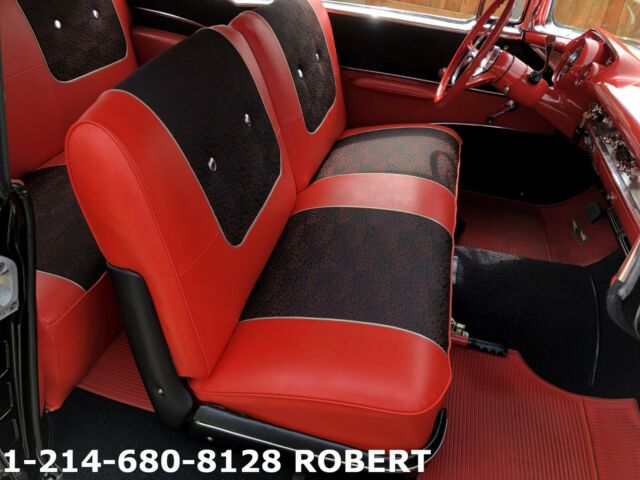 1957 Black Chevrolet Bel Air/150/210 Coupe