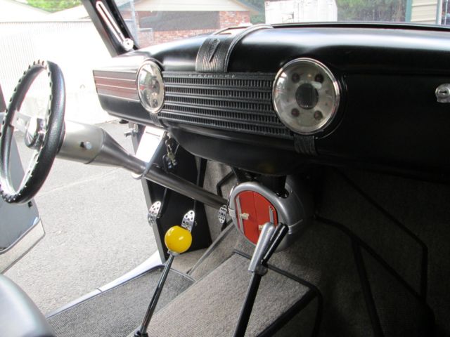1936 black Chevrolet hot rod pick up