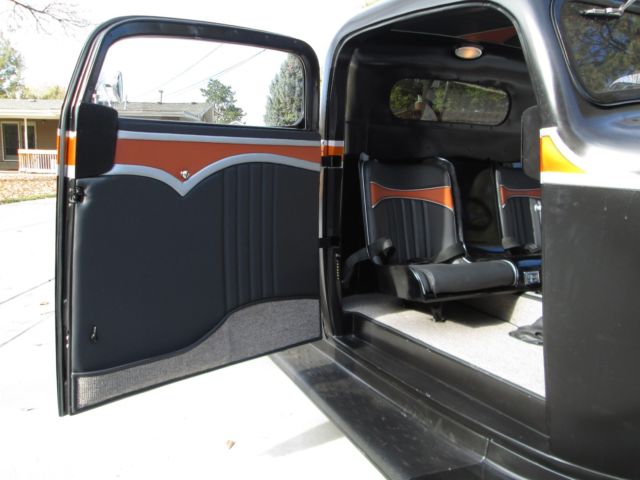 1936 black Chevrolet hot rod pick up