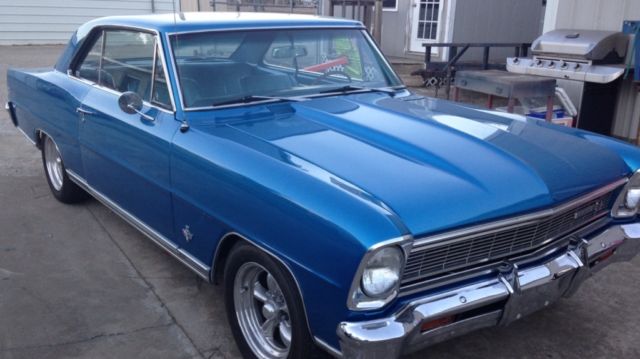 1966 Blue Chevrolet Nova Coupe