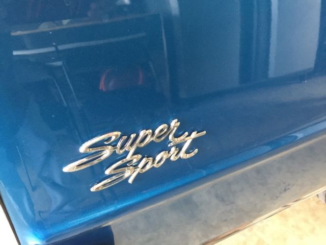 1966 Blue Chevrolet Nova Coupe