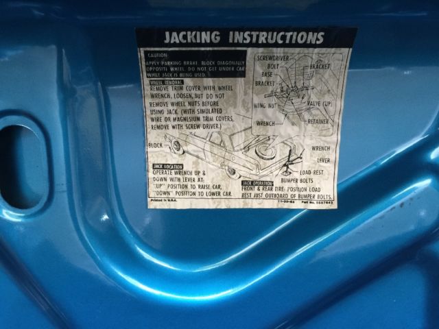 1966 Blue Chevrolet Nova Coupe