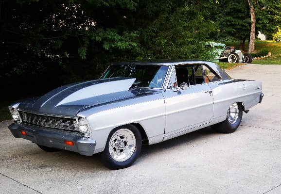 1966 Gray Chevrolet Nova