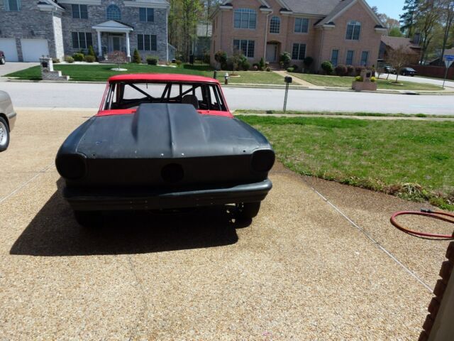 1963 RED/BLACK Chevrolet Nova 2 DOOR COUPE