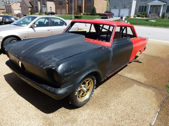 1963 RED/BLACK Chevrolet Nova 2 DOOR COUPE