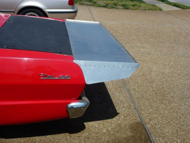1963 RED/BLACK Chevrolet Nova 2 DOOR COUPE