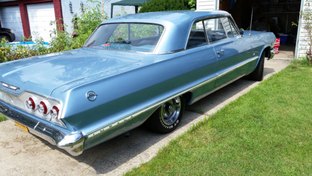 1963 Blue Chevrolet Impala Coupe