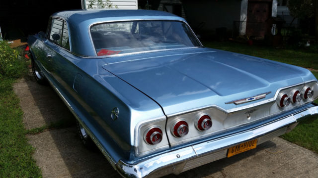 1963 Blue Chevrolet Impala Coupe