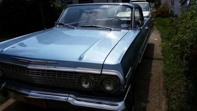 1963 Blue Chevrolet Impala Coupe
