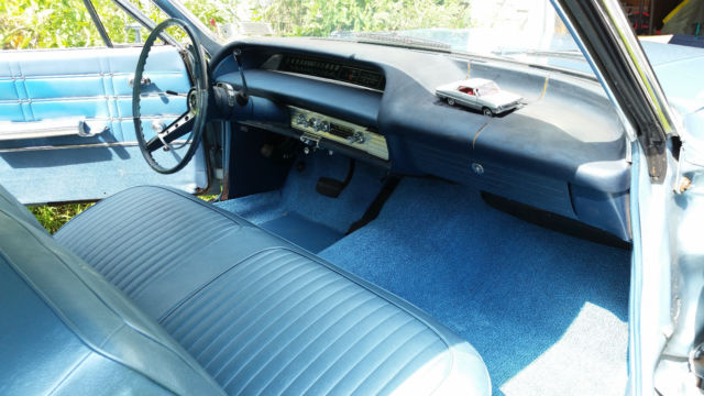 1963 Blue Chevrolet Impala Coupe