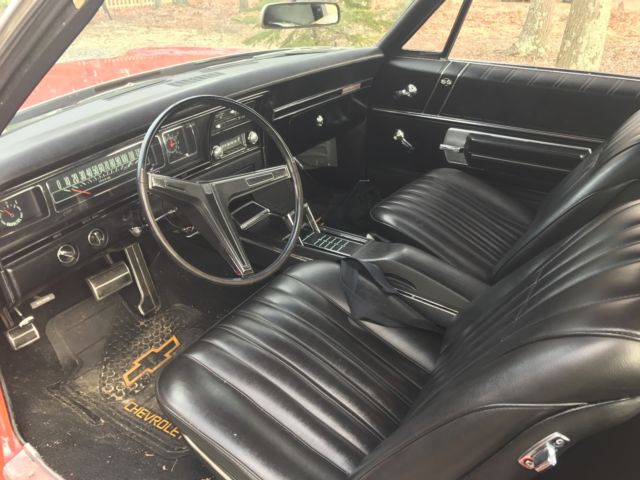 1968 Red Chevrolet Impala Coupe