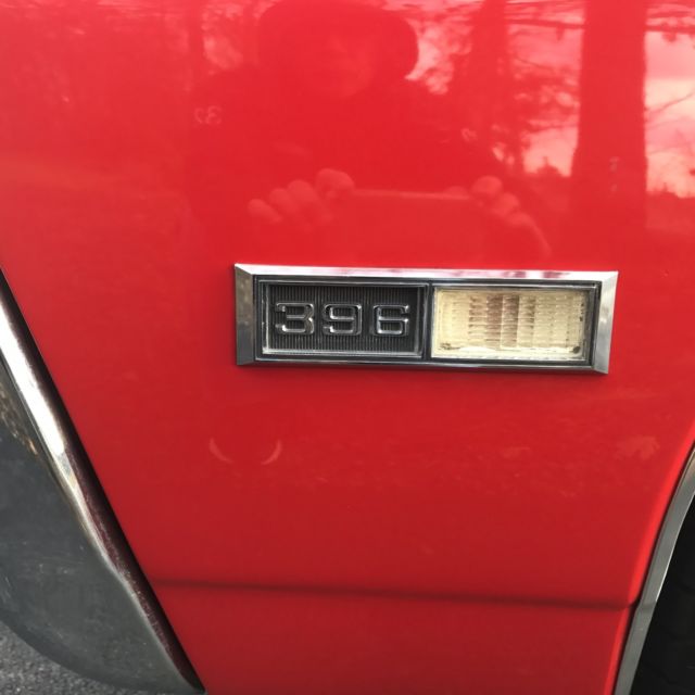 1968 Red Chevrolet Impala Coupe