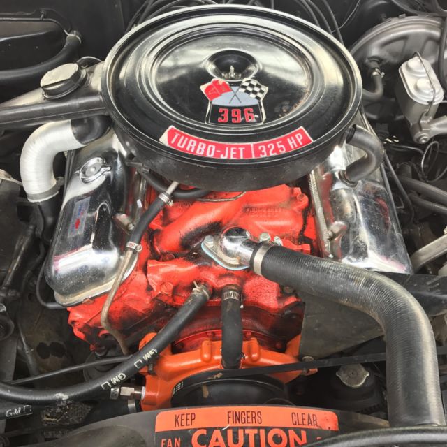 1968 Red Chevrolet Impala Coupe