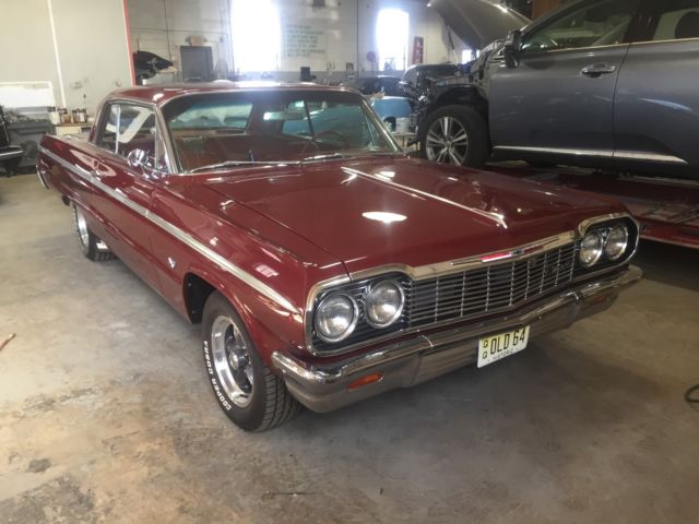 1964 Burgundy Chevrolet Impala Coupe