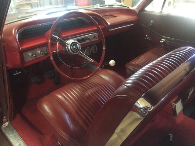 1964 Burgundy Chevrolet Impala Coupe