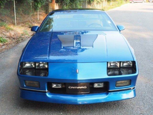 1987 Blue Chevrolet Camaro Coupe