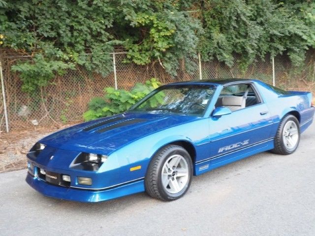 1987 Blue Chevrolet Camaro Coupe