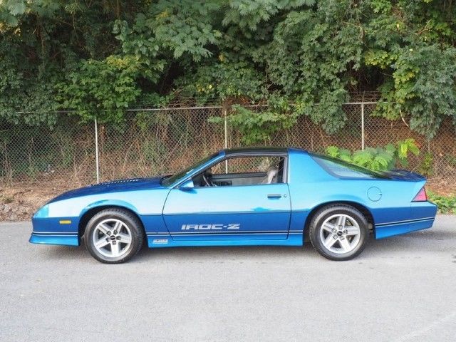 1987 Blue Chevrolet Camaro Coupe