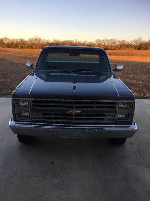 1977 Blue Chevrolet C/K Pickup 1500 Cab & Chassis