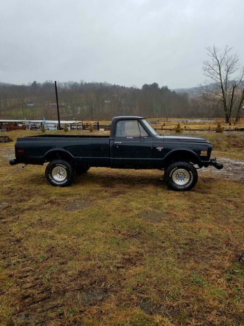1968 Black Chevrolet C/K Pickup 1500 k10 fleetside