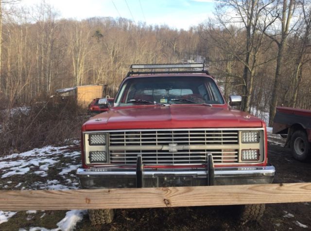 1983 Red Chevrolet Blazer SUV