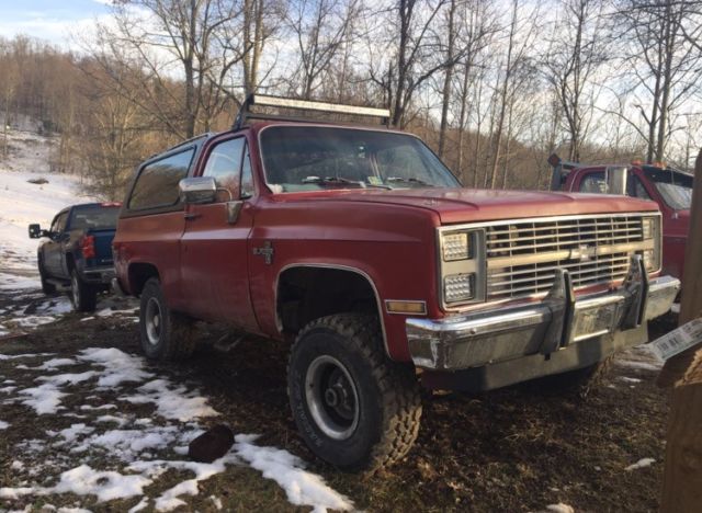1983 Red Chevrolet Blazer SUV