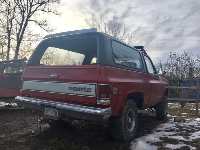 1983 Red Chevrolet Blazer SUV