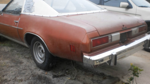 1975 Orange Chevrolet Malibu Coupe