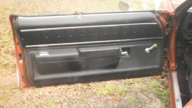 1975 Orange Chevrolet Malibu Coupe