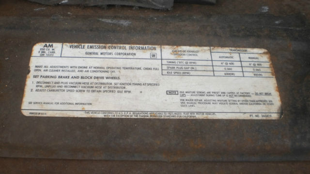 1975 Orange Chevrolet Malibu Coupe