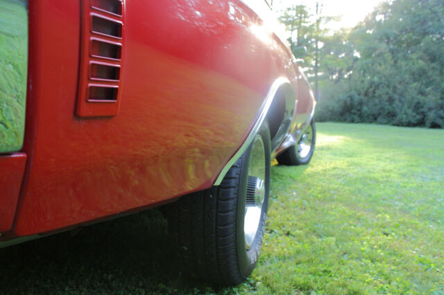 1967 Red with White Top Chevrolet Malibu Convertible