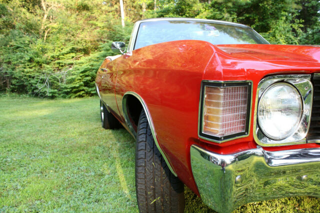 1967 Red with White Top Chevrolet Malibu Convertible