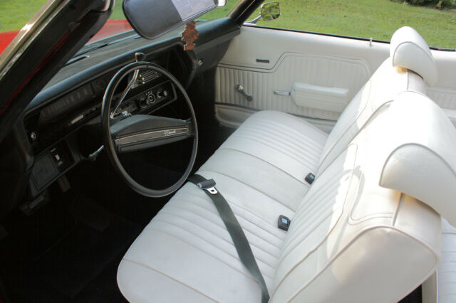 1967 Red with White Top Chevrolet Malibu Convertible