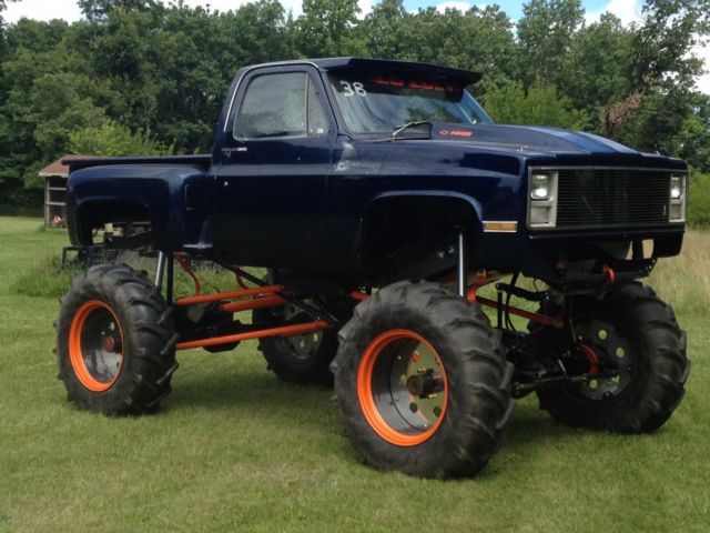1973 Blue Chevrolet Other Pickups short box