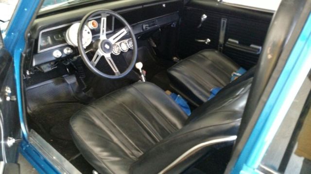 1966 Blue Chevrolet Nova Coupe