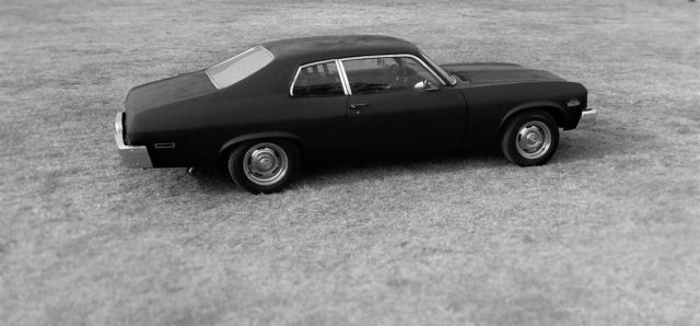 1973 Black Chevrolet Nova Coupe