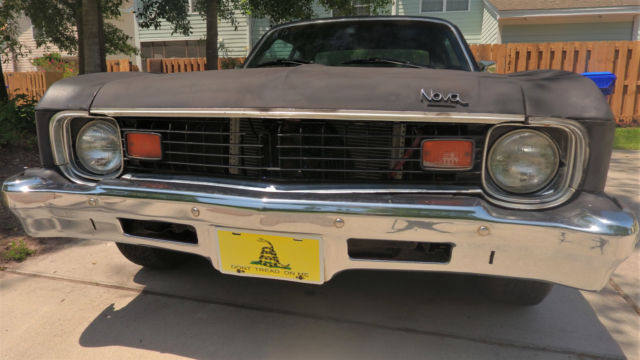 1973 Black Chevrolet Nova Coupe