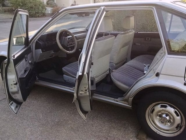1986 Silver Chevrolet Nova Hatchback