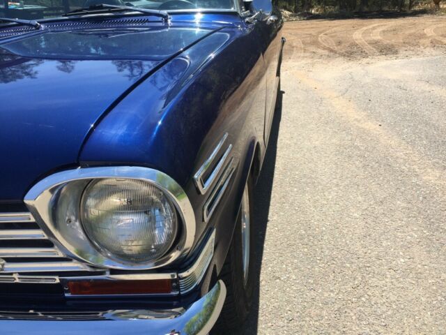 1963 Blue Chevrolet Nova Convertible