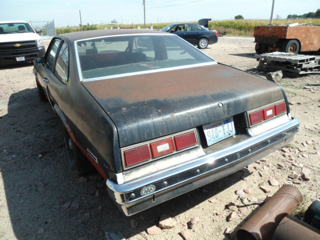 1978 Black Chevrolet Nova Coupe