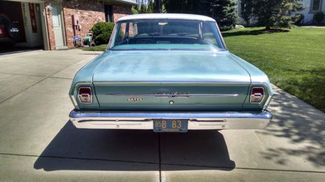 1963 AQUA / BLUE Chevrolet Nova Coupe