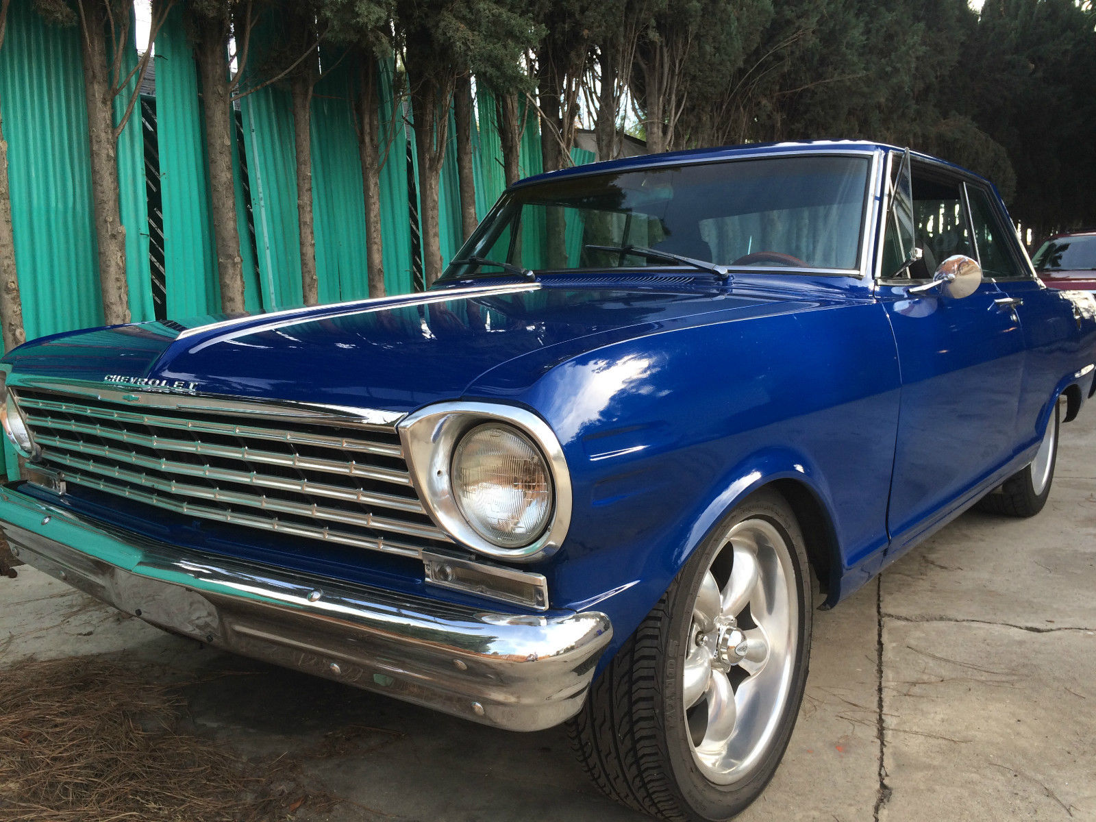 1963 Blue Chevrolet Nova Coupe